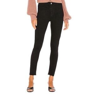 We The Free Raw Hem Skinny Jeans | Black Denim | Size 27